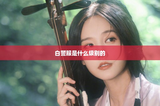 白警服是什么级别的