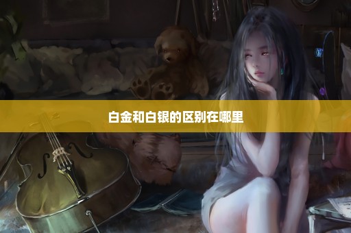 白金和白银的区别在哪里