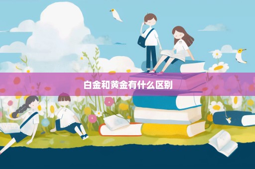 白金和黄金有什么区别