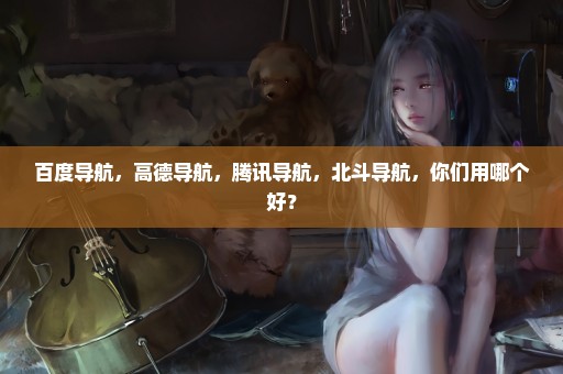 百度导航，高德导航，腾讯导航，北斗导航，你们用哪个好？