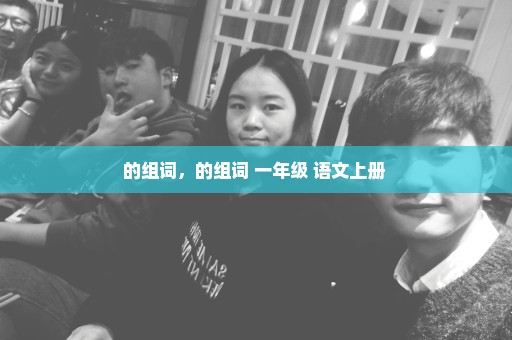 的组词，的组词 一年级 语文上册 