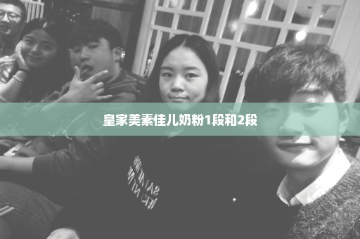 皇家美素佳儿奶粉1段和2段