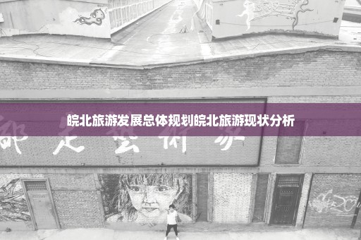 皖北旅游发展总体规划皖北旅游现状分析