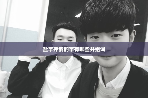 盐字押韵的字有哪些并组词