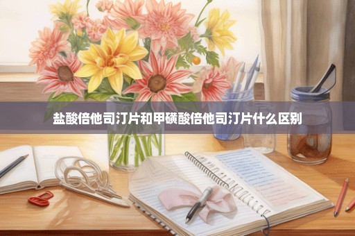 盐酸倍他司汀片和甲磺酸倍他司汀片什么区别