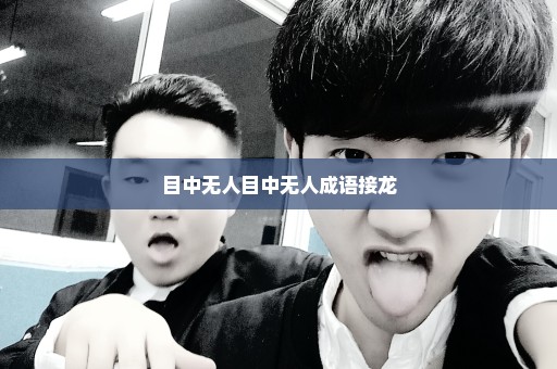 目中无人目中无人成语接龙