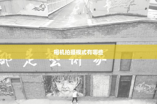 相机拍摄模式有哪些