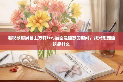 看视频时屏幕上方有tcr,后面是播放的时间，我只想知道这是什么