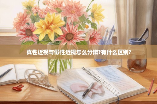 真性近视与假性近视怎么分辨?有什么区别?