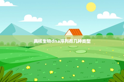 真核生物dna序列有几种类型