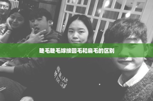睫毛睫毛嫁接圆毛和扁毛的区别