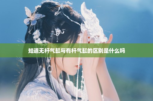 知道无杆气缸与有杆气缸的区别是什么吗