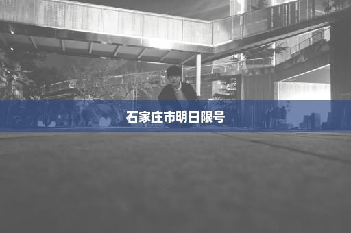 石家庄市明日限号