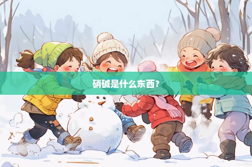 硝碱是什么东西？