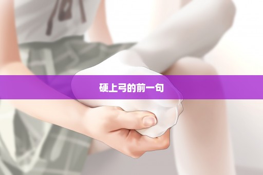 硬上弓的前一句