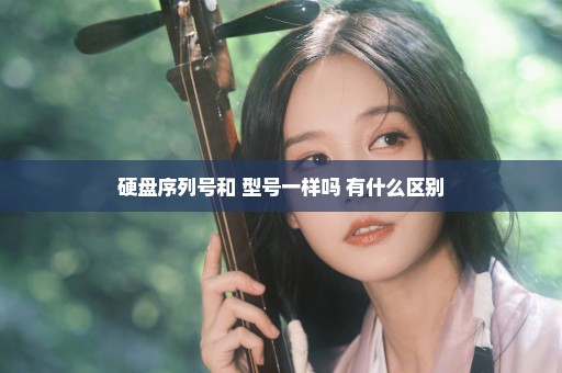 硬盘序列号和 型号一样吗 有什么区别