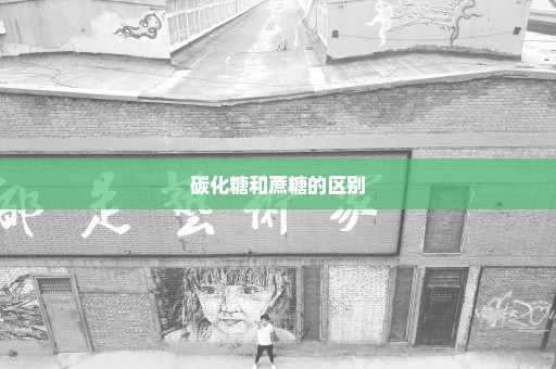 碳化糖和蔗糖的区别