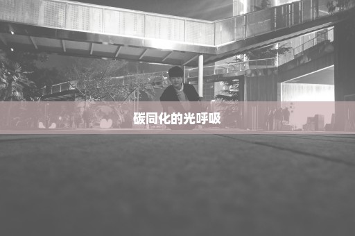 碳同化的光呼吸