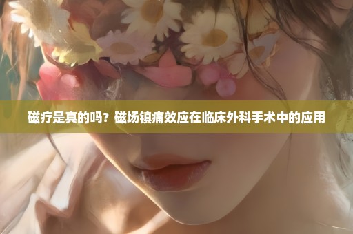 磁疗是真的吗？磁场镇痛效应在临床外科手术中的应用