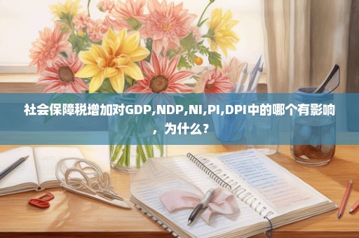 社会保障税增加对GDP,NDP,NI,PI,DPI中的哪个有影响，为什么？