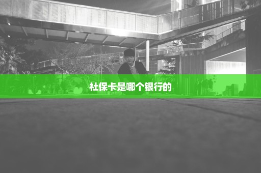 社保卡是哪个银行的