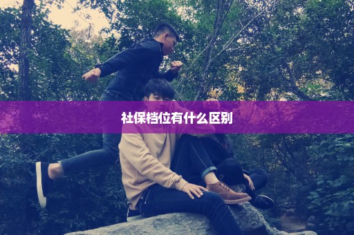 社保档位有什么区别