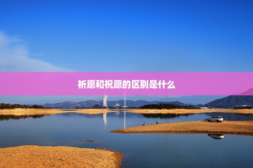 祈愿和祝愿的区别是什么
