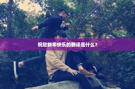 祝您新年快乐的翻译是什么？