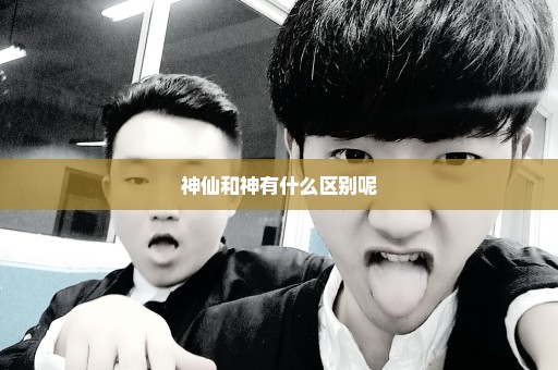 神仙和神有什么区别呢