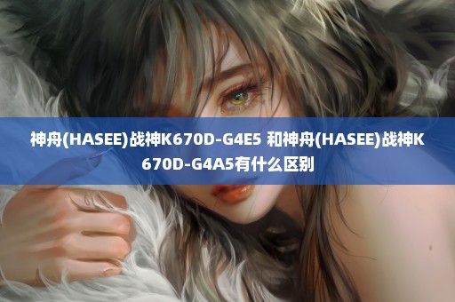 神舟(HASEE)战神K670D-G4E5 和神舟(HASEE)战神K670D-G4A5有什么区别