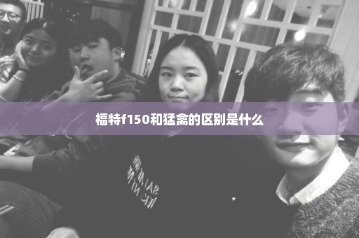 福特f150和猛禽的区别是什么