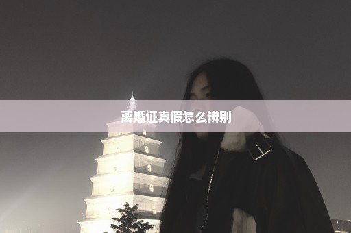 离婚证真假怎么辨别