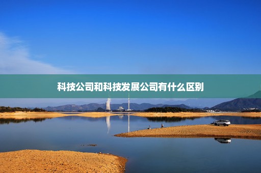 科技公司和科技发展公司有什么区别