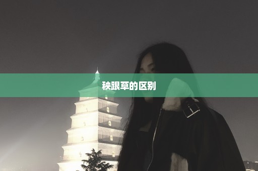 秧跟草的区别