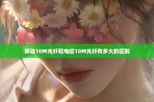 移动10M光纤和电信10M光纤有多大的区别