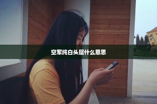 空军纯白头层什么意思