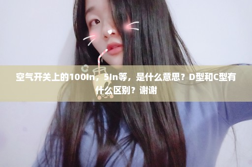 空气开关上的100In，5In等，是什么意思？D型和C型有什么区别？谢谢