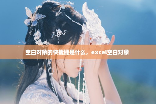 空白对象的快捷键是什么，excel空白对象 