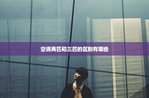 空调两匹和三匹的区别有哪些