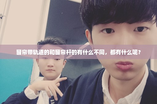 窗帘带轨道的和窗帘杆的有什么不同，都有什么呢？