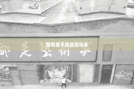 窗幔是不是就是帘头