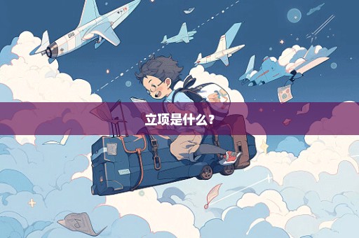 立项是什么？
