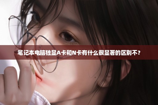 笔记本电脑独显A卡和N卡有什么很显著的区别不？