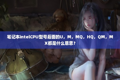 笔记本intelCPU型号后面的U，M，MQ，HQ，QM，MX都是什么意思？