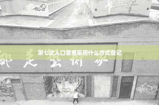 第七次人口普查采用什么方式登记
