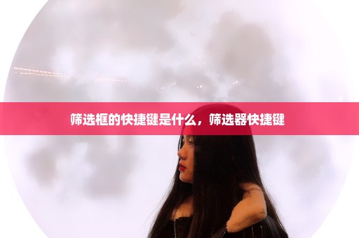 筛选框的快捷键是什么，筛选器快捷键 
