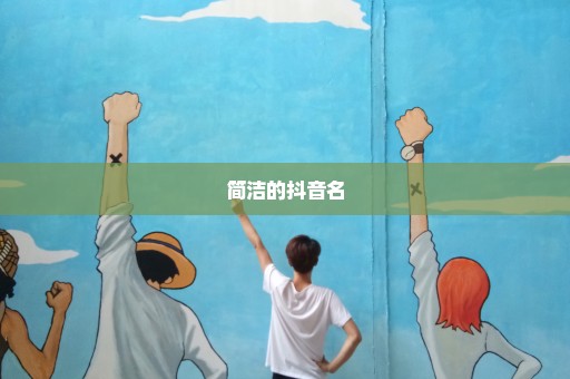 简洁的抖音名