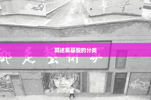 简述氨基酸的分类