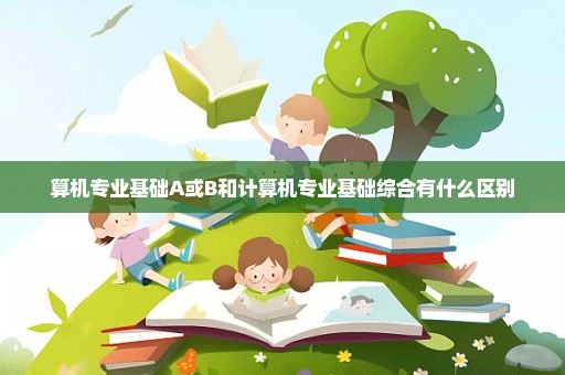 算机专业基础A或B和计算机专业基础综合有什么区别
