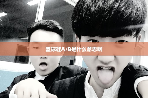 篮球鞋A/B是什么意思啊